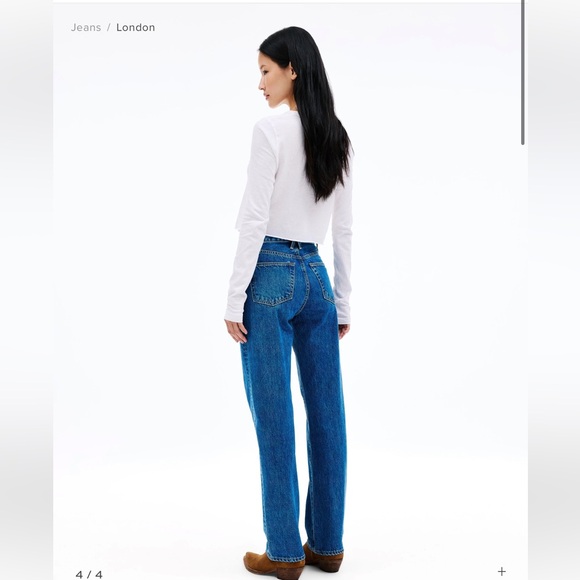 🎄NWT SLVRLAKE SWEET MEMORY London Jeans - Picture 4 of 10